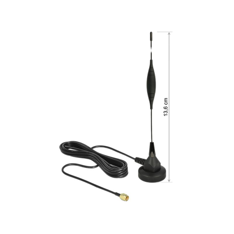 DeLOCK 12422 network antenna Omni-directional antenna SMA 5 dBi