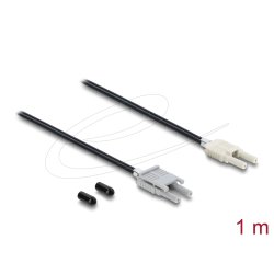 DeLOCK 91027 fibre optic adapter 1 pc(s) Black, Grey