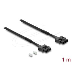 DeLOCK 91046 changeur de genre de câble Servo Noir