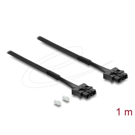 DeLOCK 91046 changeur de genre de câble Servo Noir