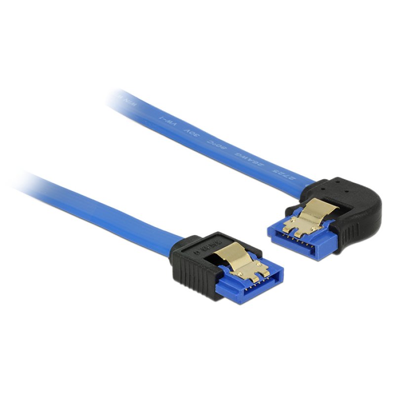 DeLOCK 84983 SATA cable 0.2 m SATA 7-pin Black, Blue