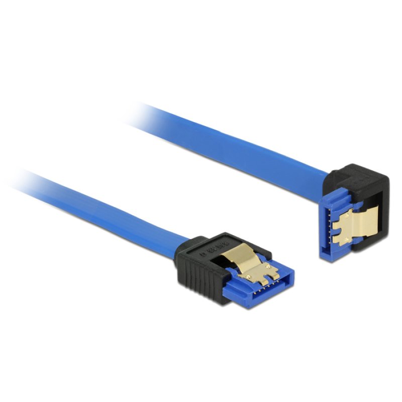 DeLOCK 85092 SATA cable 0.7 m SATA 7-pin Black, Blue