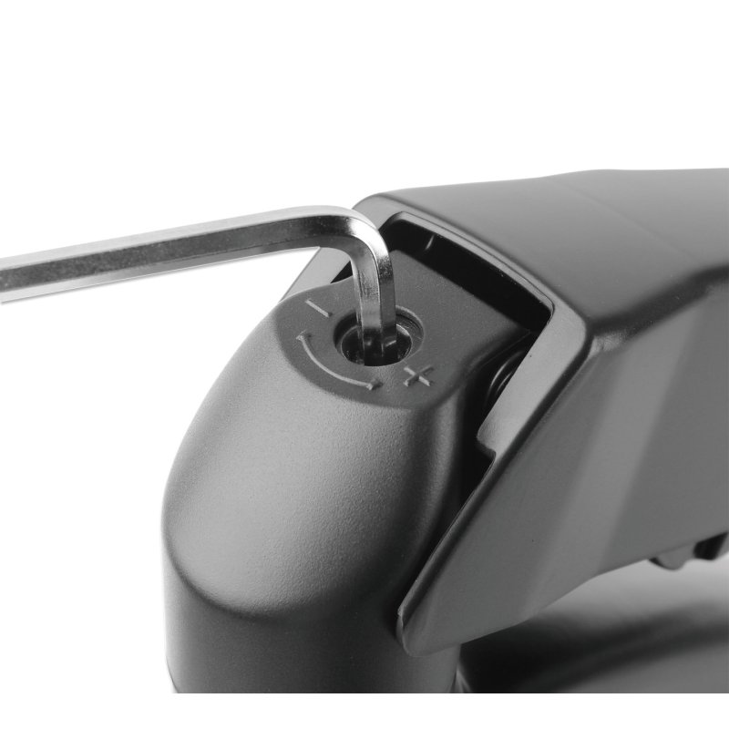Manhattan Support de bureau double pour TV/moniteurs (bras à ressort à Bras articulé), écrans 10" à 27", fixation