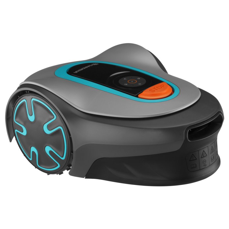 Gardena SILENO minimo Robotic lawn mower Battery Black, Blue, Grey