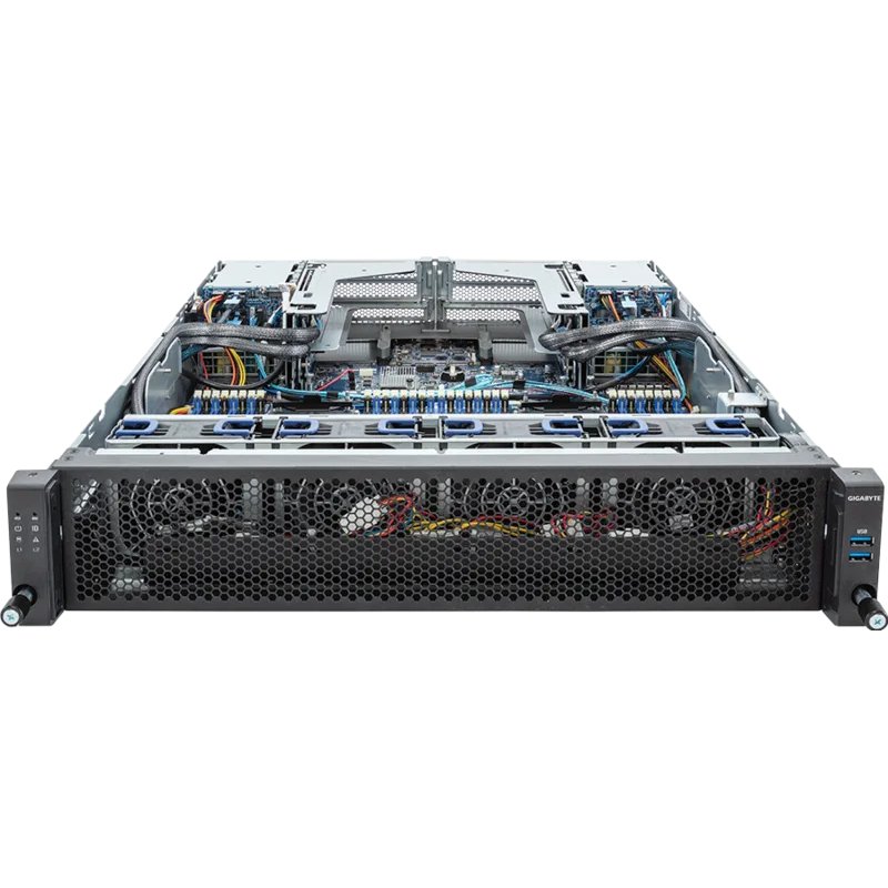 GIGABYTE E283-S90-AAV1 Intel C741 LGA 4677 (Socket E) Rack (2U) Black, Steel