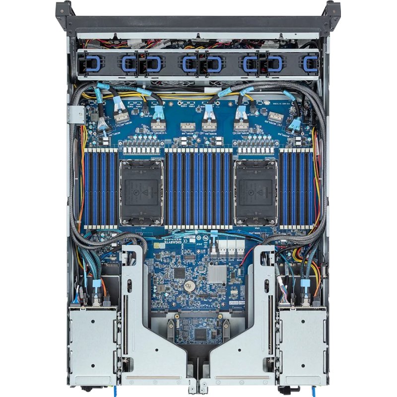 Barebone Server Gigabyte E283-SS90-AAV1 Rack Server 2U Dual Sockel 4677 2x 1600W 4x 2,5" Gen4