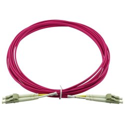 BlueOptics LWL Patchkabel LC / LC MM OM4 magenta 2,0m