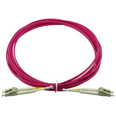 BlueOptics LWL Patchkabel LC / LC MM OM4 magenta 2,0m
