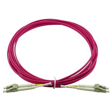 BlueOptics LWL Patchkabel LC / LC MM OM4 magenta 5,0m
