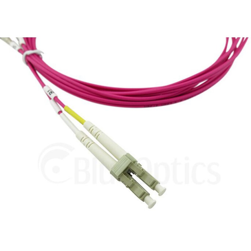 BlueOptics LWL Patchkabel LC / LC MM OM4 magenta 5,0m