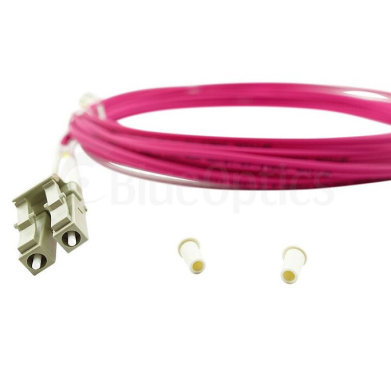 BlueOptics LWL Patchkabel LC / LC MM OM4 magenta 5,0m