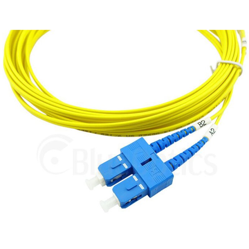 BlueOptics LWL Patchkabel LC / SC SM G.652.D yellow 1,0m