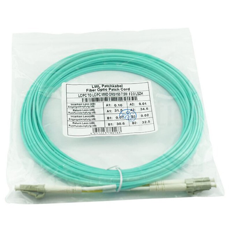 BlueOptics SFP3131EU3MK câble InfiniBand et à fibres optiques 3 m LC Couleur aqua