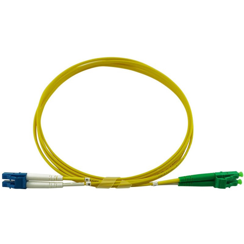 BlueOptics LWL Patchkabel Duplex LC-UPC / LC-APC SM OS2 1,0m