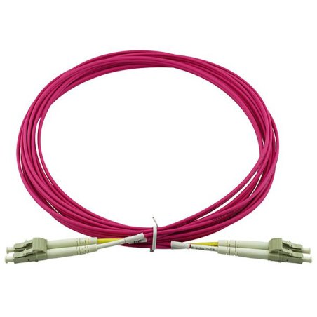 BlueOptics LWL Patchkabel LC / LC MM OM4 magenta 3,0m