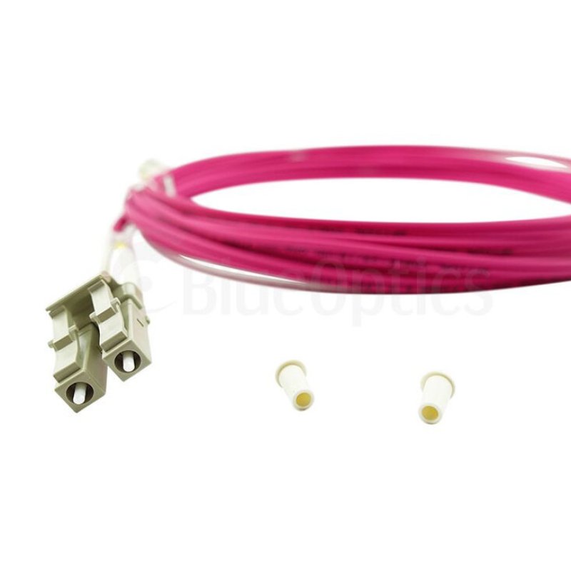 BlueOptics LWL Patchkabel LC / LC MM OM4 magenta 3,0m