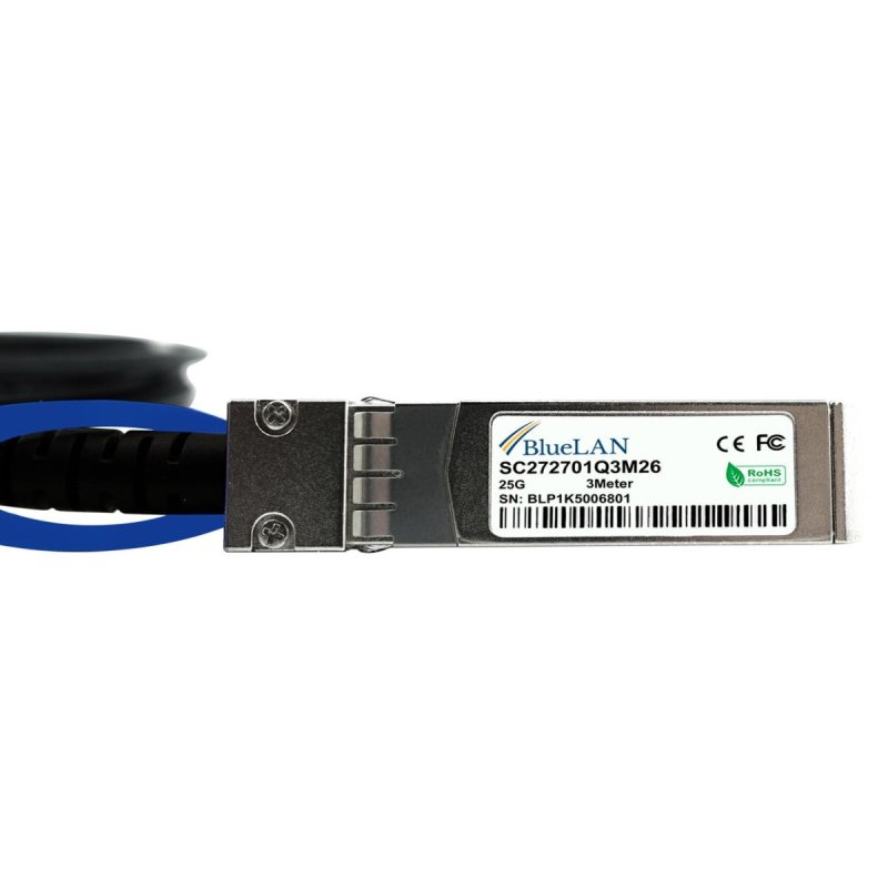 BlueLAN 25Gb 3M SFP28 25GBASE-CR DAC( CAB-S-S-25G-3M)