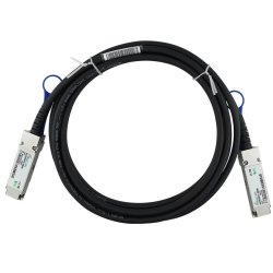 BlueOptics QSFP28-DAC-1M-SS câble InfiniBand et à fibres optiques Noir