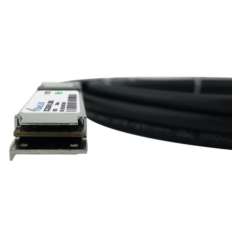 BlueOptics QSFP28-DAC-1M-SS câble InfiniBand et à fibres optiques Noir