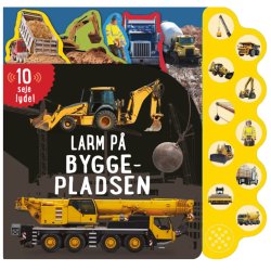 Stor papbog m/10 lyde: Larm på byggepladsen
