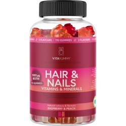 VitaYummy - Hair & Nails Rasberry/Peach 110 pcs