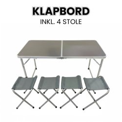 Scandinavian Collection - Card table set - 120 × 60 × 55/62/70 cm
