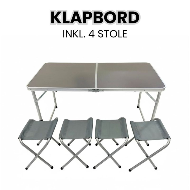 Scandinavian Collection - Card table set - 120 × 60 × 55/62/70 cm