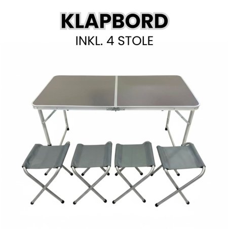 Scandinavian Collection - Card table set - 120 × 60 × 55/62/70 cm