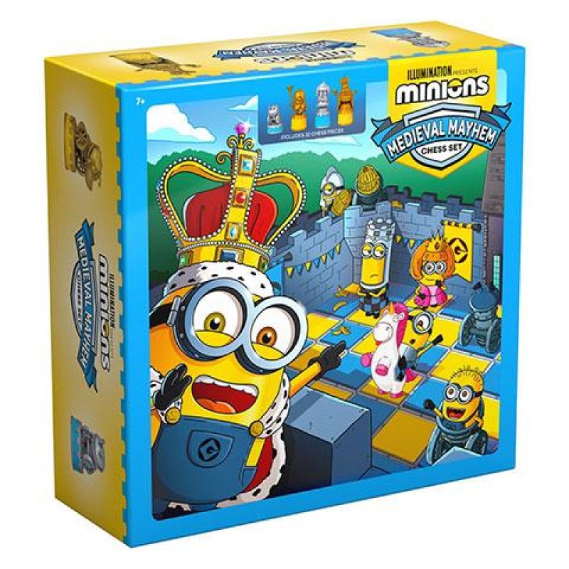 Minions Medieval Mayhem Chess Set / Minionki zestaw szachów Średniowieczny chaos