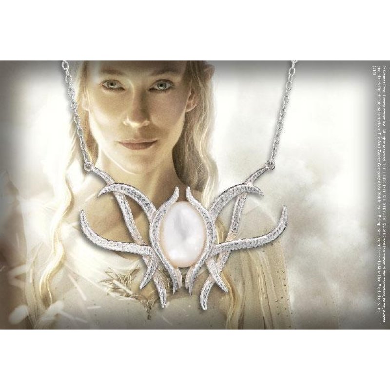 THE HOBBIT - Galadriel - Pendentif Broche - Argent Massif