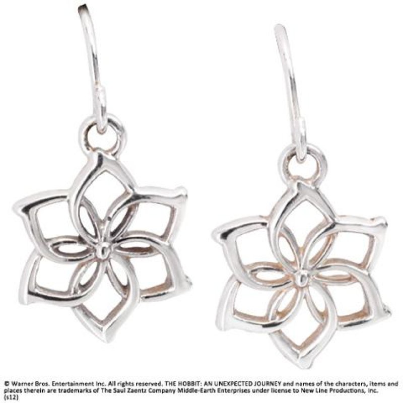 THE HOBBIT - Galadriel - Boucles d oreilles Fleur Argent