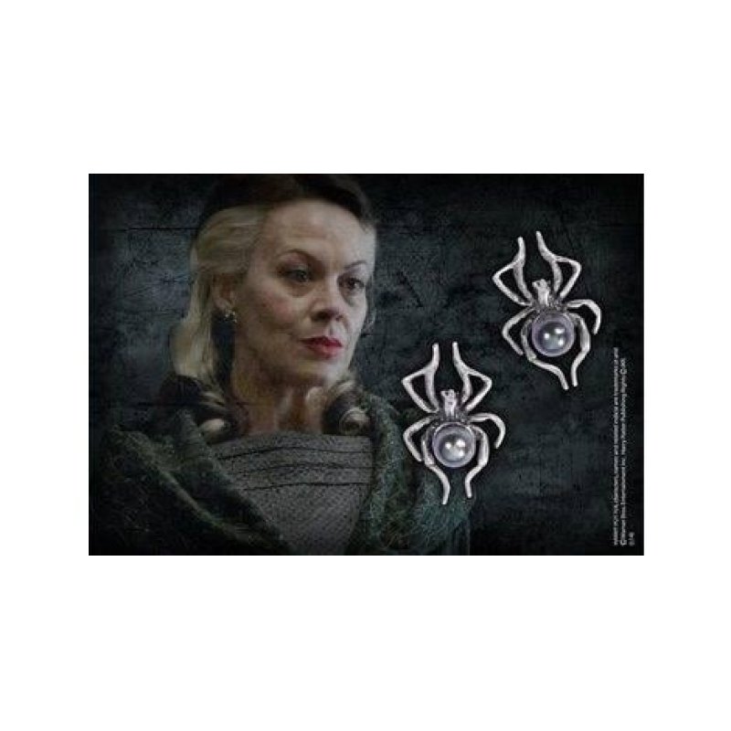HARRY POTTER - Boucles d'oreilles de Narcissa Malefoy en Argent