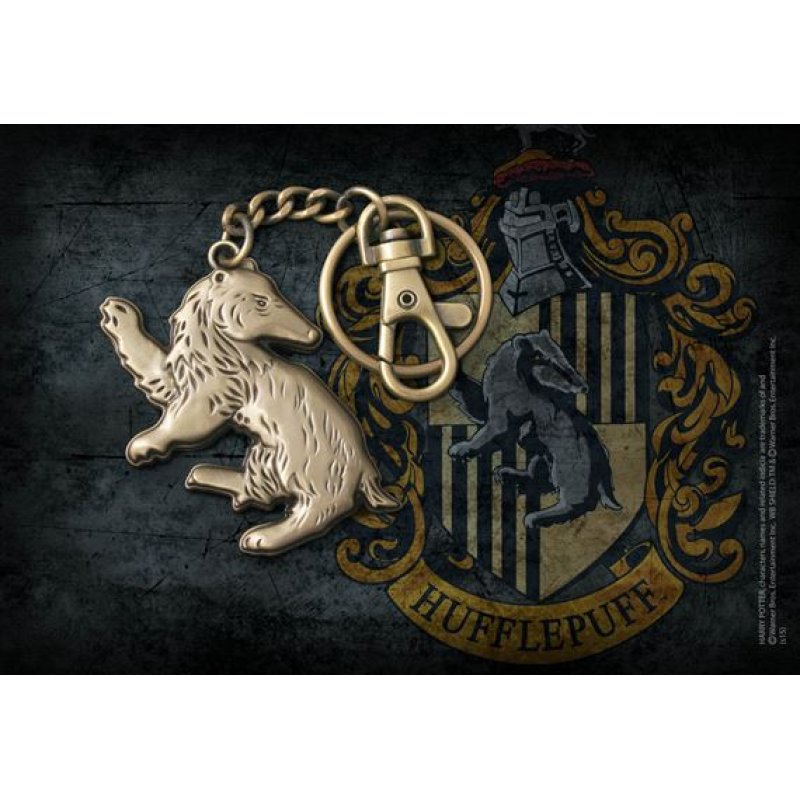 Harry Potter porte-clés métal Hufflepuff 7 cm