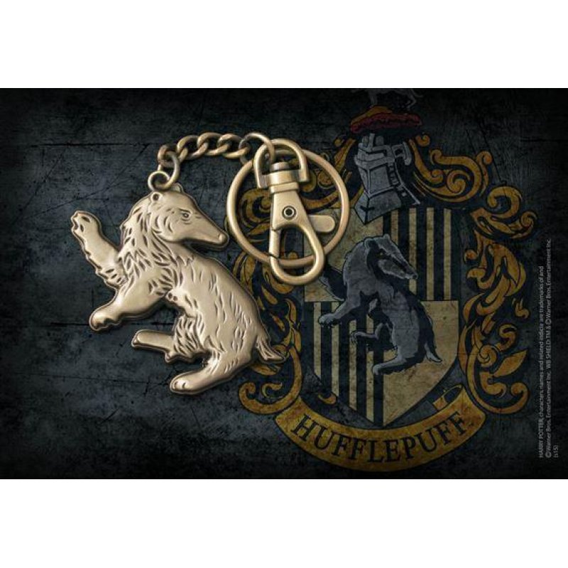 Harry Potter porte-clés métal Hufflepuff 7 cm
