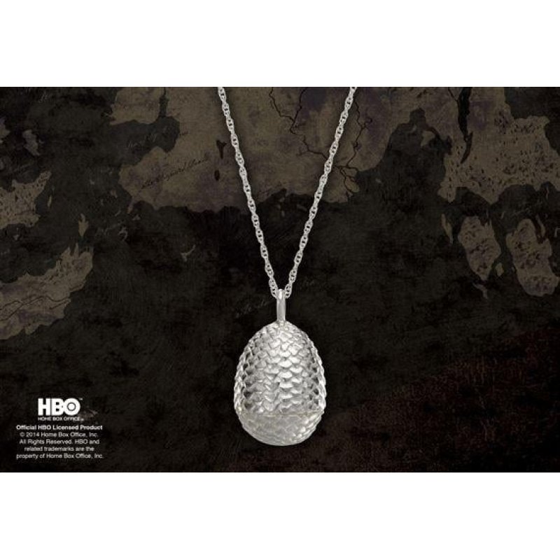 GAME OF THRONES - Pendentif Oeuf de Dragon - Silver Edition
