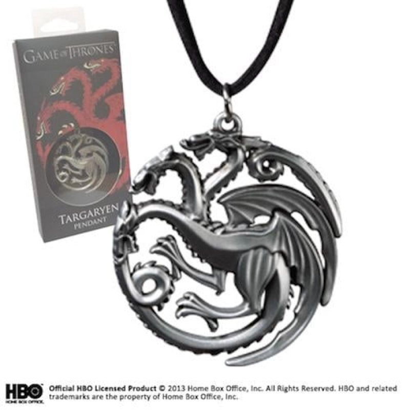 GAME OF THRONES - Pendentif Targaryen - Metal Edition