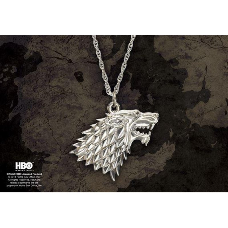 GAME OF THRONES - Pendentif Stark - Silver Edition