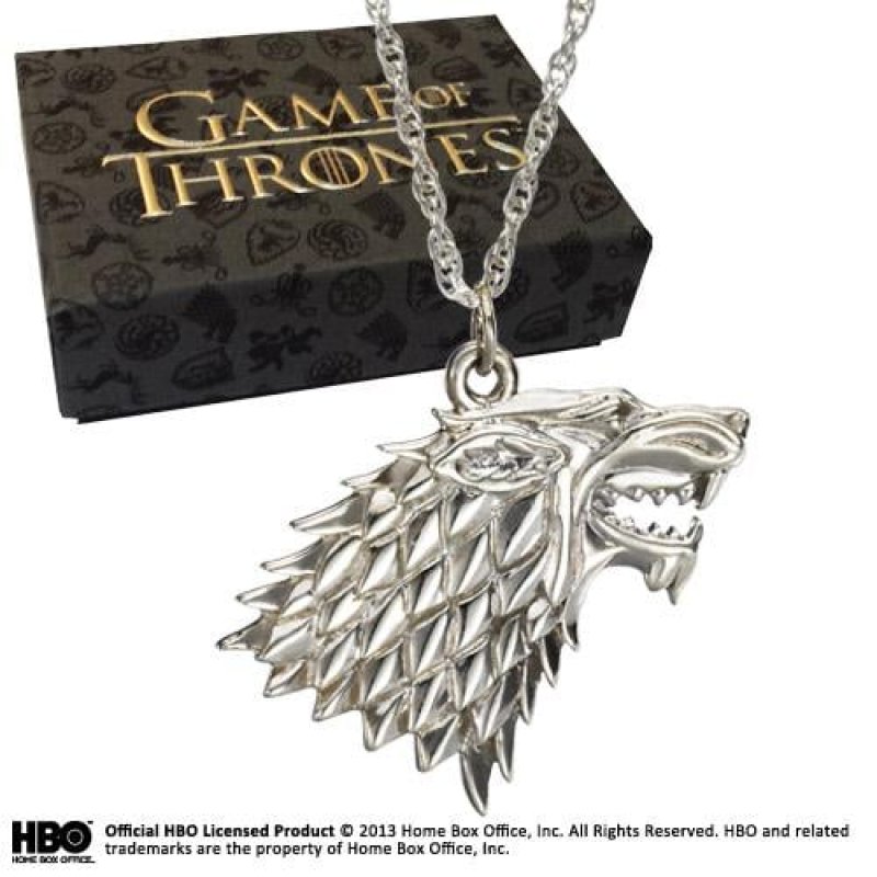 GAME OF THRONES - Pendentif Stark - Silver Edition