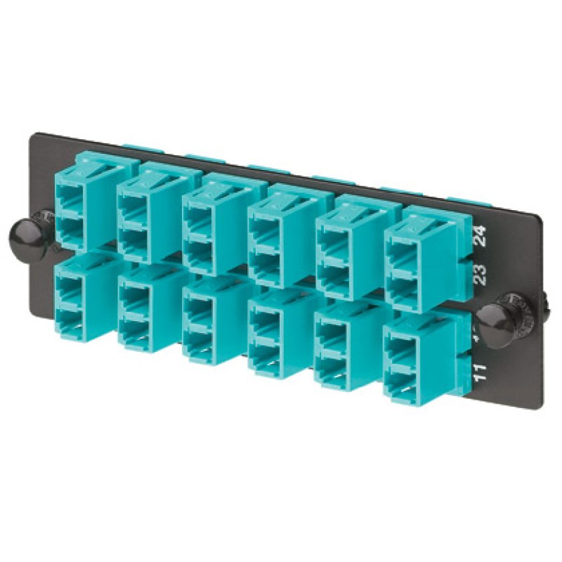 Panduit FAP12WAQDLCZ fibre optic adapter LC Black