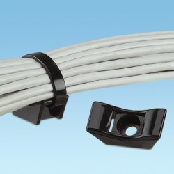 CableTieMnt EH 1/4Screw WRNyl PK100