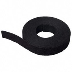 Hook & Loop Roll 15'L .33W Black 1RL