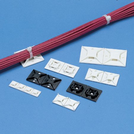 Panduit ABM2S-AT-D0 support d'attache-câble Noir Acrylonitrile-Butadiène-Styrène (ABS)