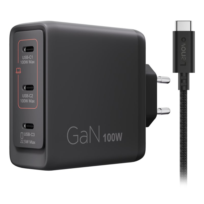 Lenovo Multi-port USB-C 100W GaN Charger