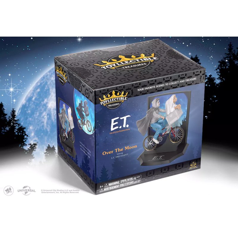 E.T. Statuette Toyllectible Treasure E.T. and Elliott Over the Moon 13 cm