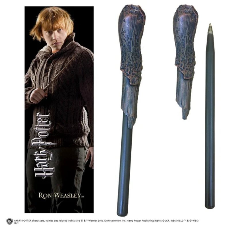 Harry Potter Ron Weasley wand pend and bookmark