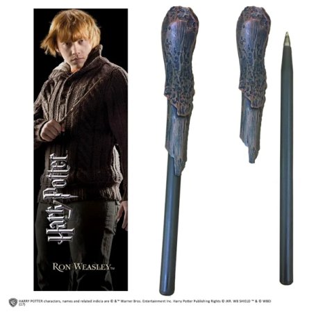 Harry Potter Ron Weasley wand pend and bookmark