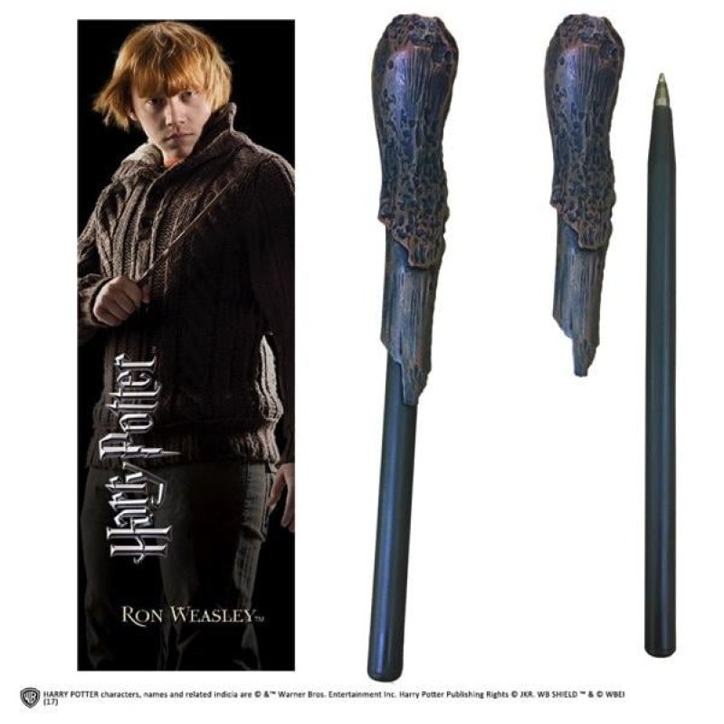 Harry Potter Ron Weasley wand pend and bookmark