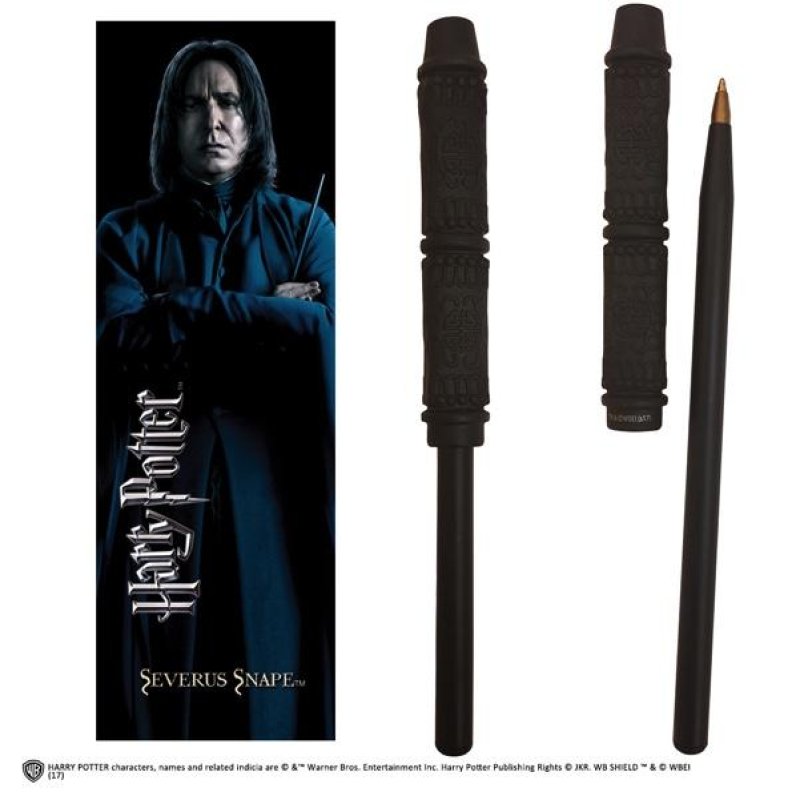 Harry Potter - Severus Snape Wand Pen and Bookmark