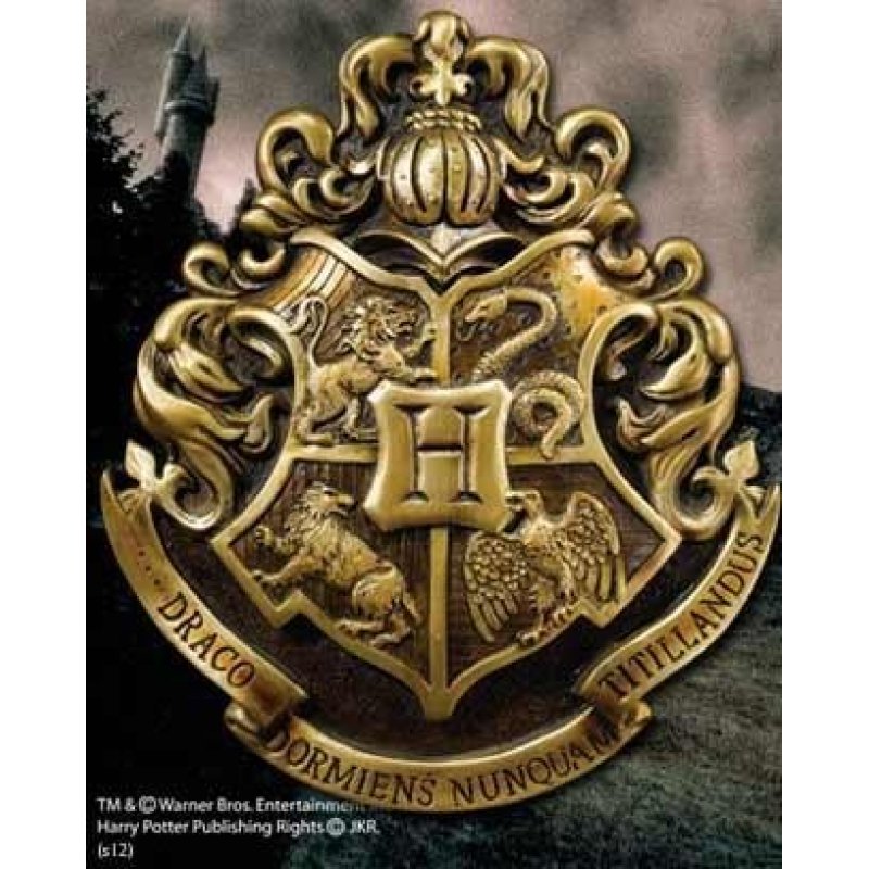 Harry Potter décoration murale Hogwarts School Crest 28 x 31 cm