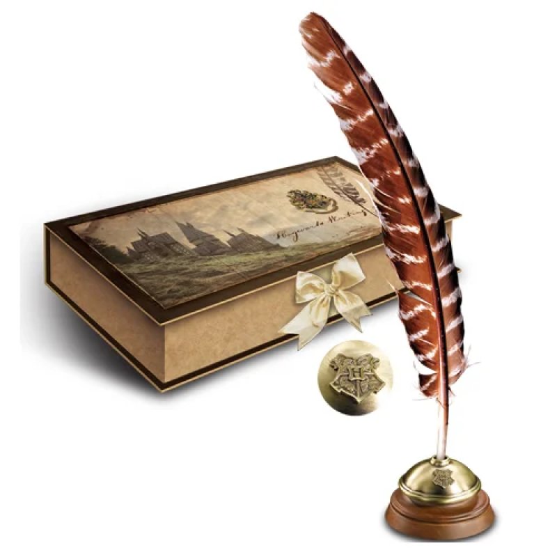 Harry Potter plume et encrier Hogwarts (Poudlard)